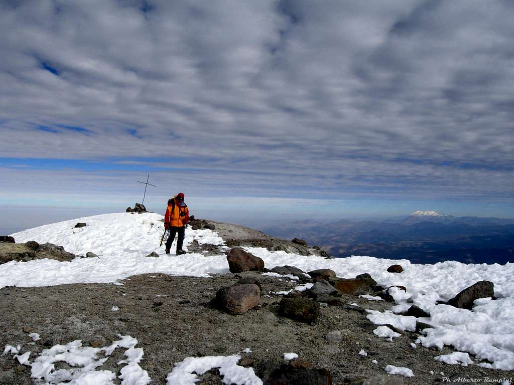 The summit of Nevado Chachani
