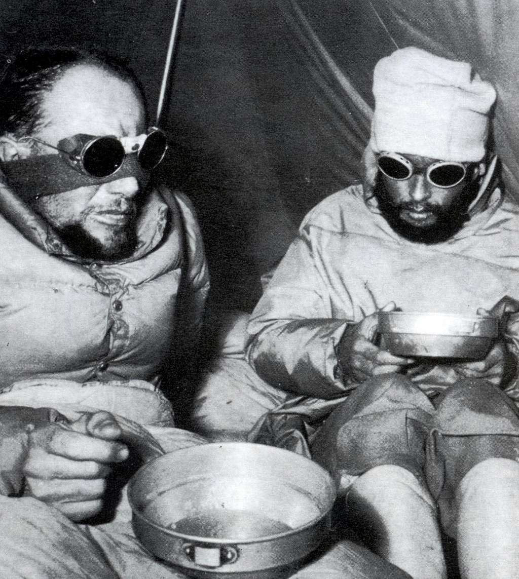 Terray with Lachenal during Annapurna Expedition