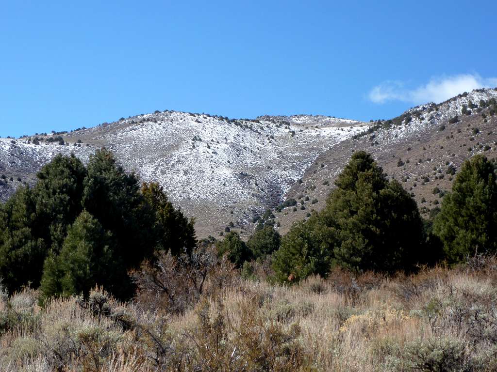 East face of Mineral Peak - April 15, 2012