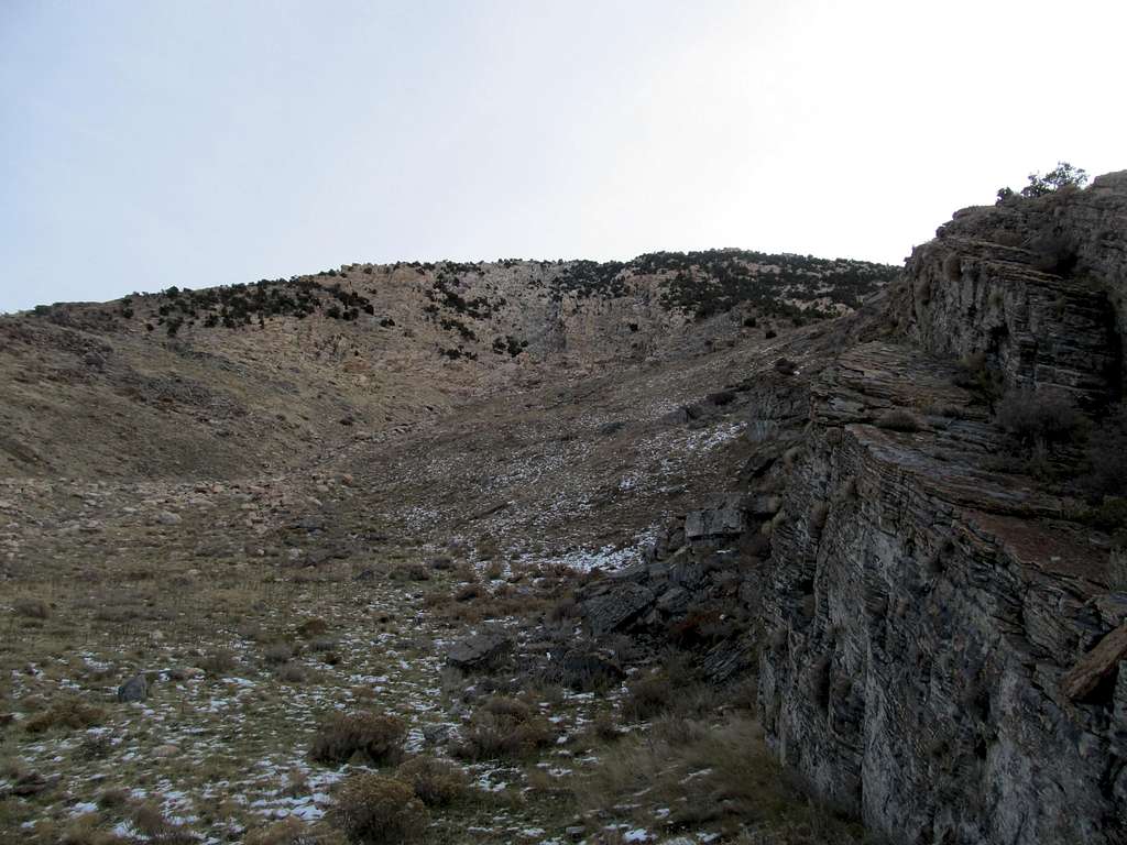 west slopes of range