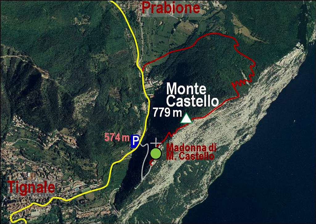 Monte Castello map
