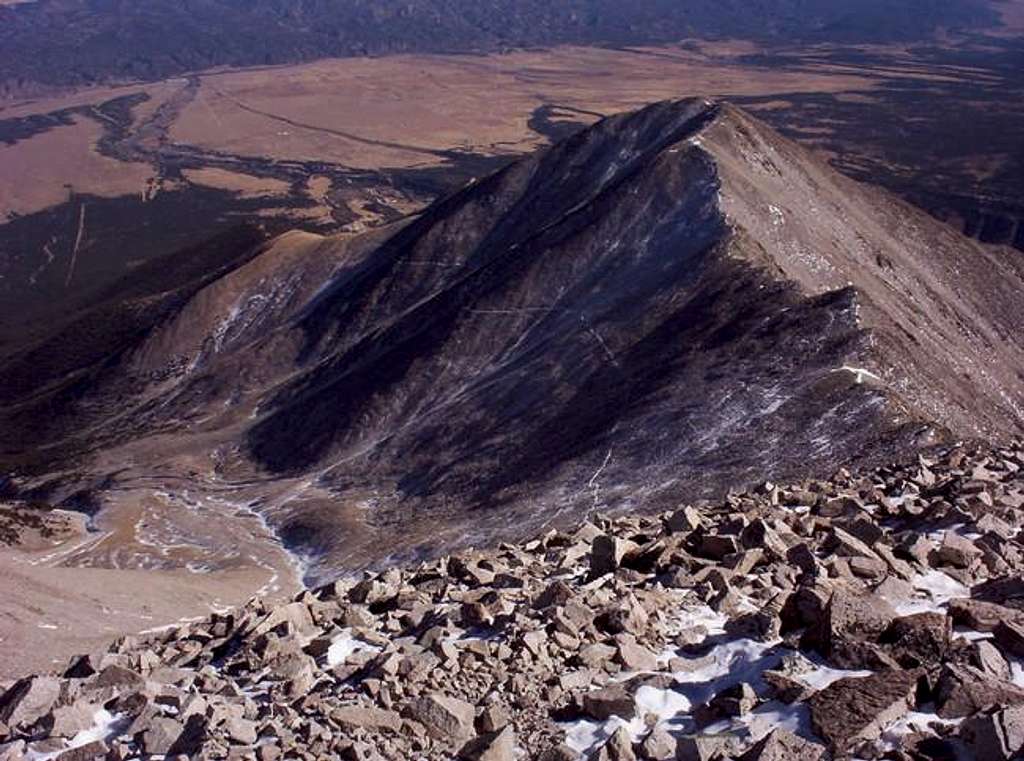 The Mount Princeton trail