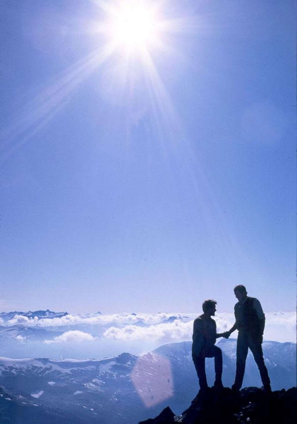 Hugh & Cliff on Mt Casemount