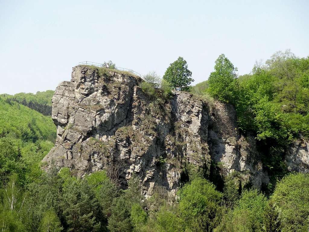 Cliff over the Dyje near Hardegg