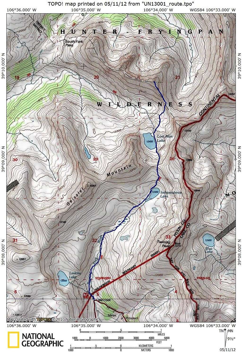 Southeast Ridge Route