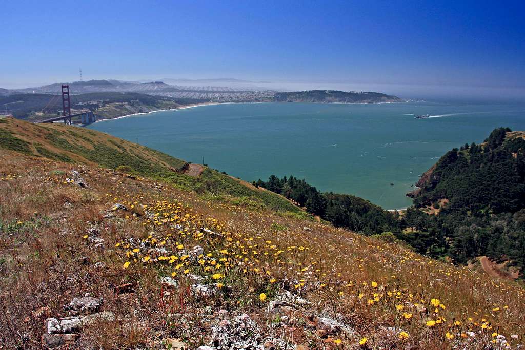 The Golden Gate from Marin Headlands