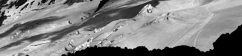 Shadows over the Coleman Glacier