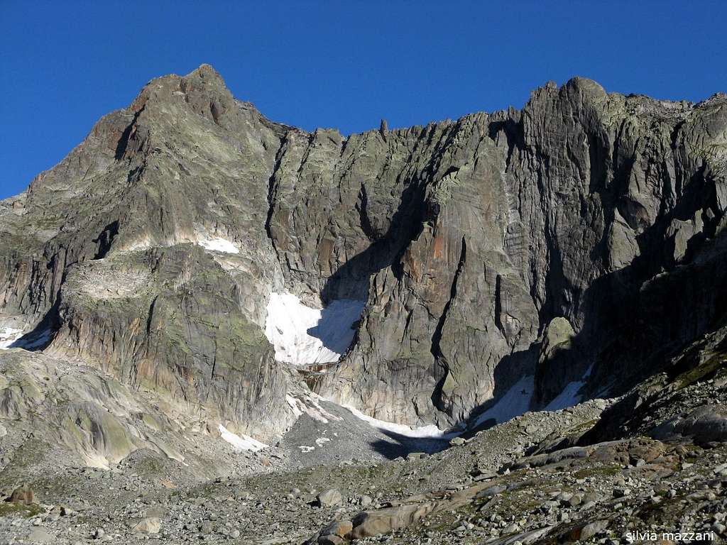 Gletschhorn main summit and Graue Wand