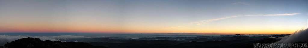 Summit view of  Selado Peak