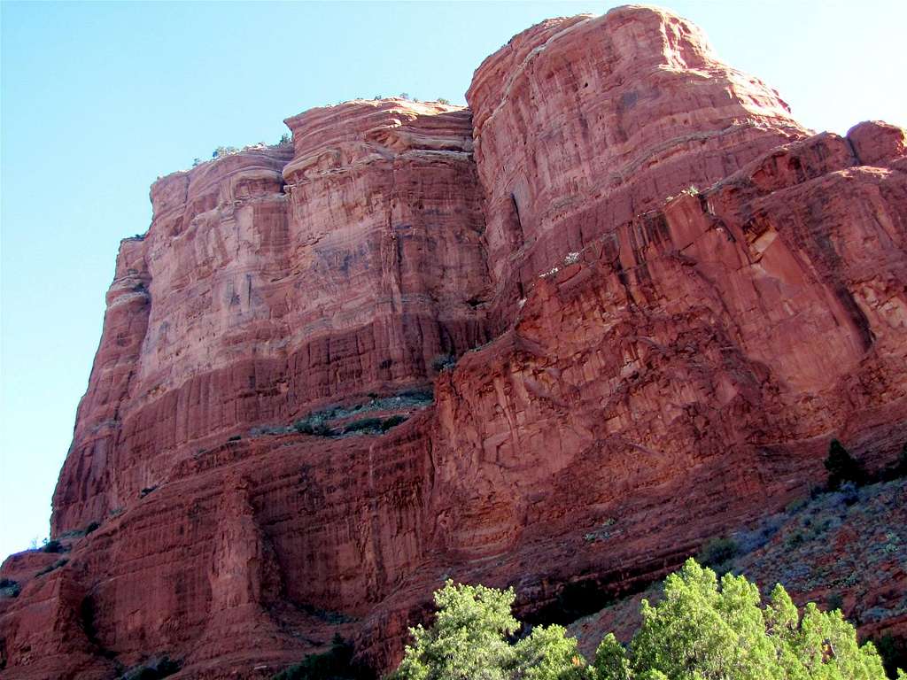 Courthouse Butte, SW face