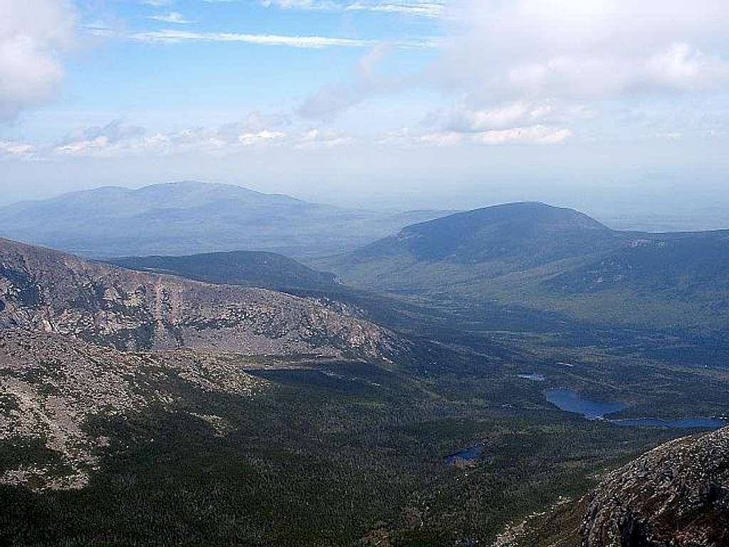 Looking north from Baxter Peak