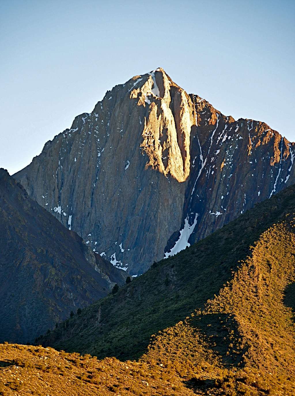 Sunset on Mount Morrison