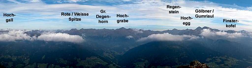 Panorama Hohe Tauern as seen...