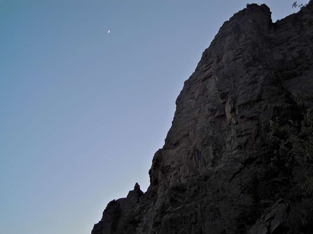 Moon in Echo Canyon