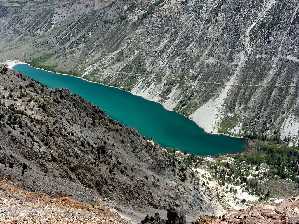 Lundy Lake from South Peak