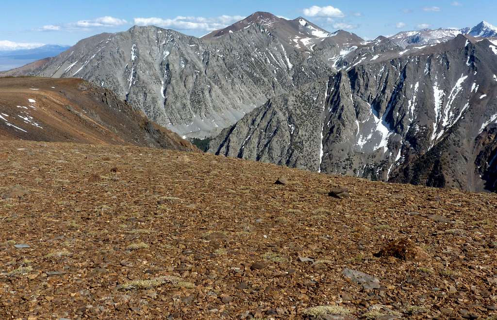 North side of Mount Warren 12,327' - May 27, 2012