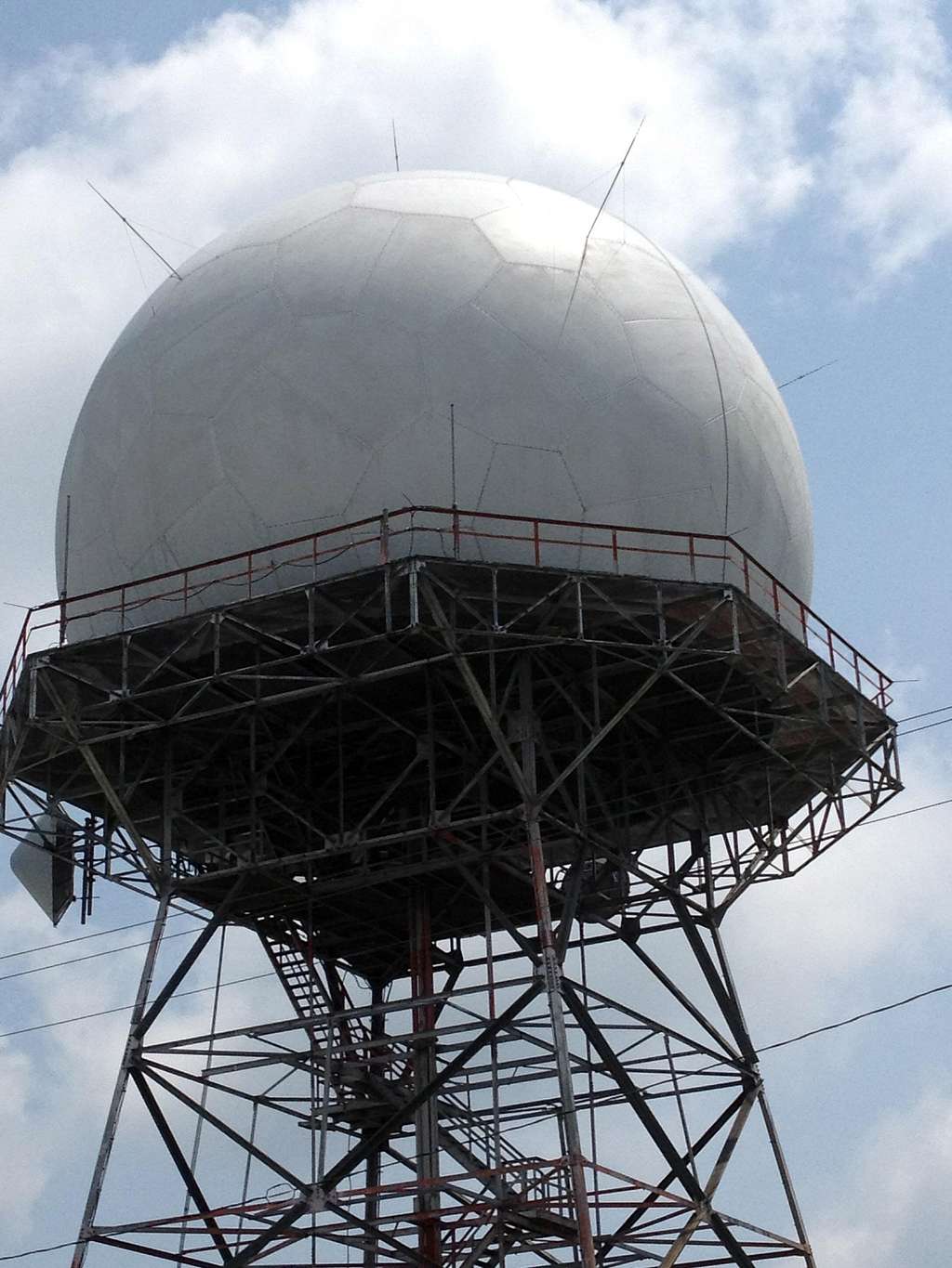 radar near the summit