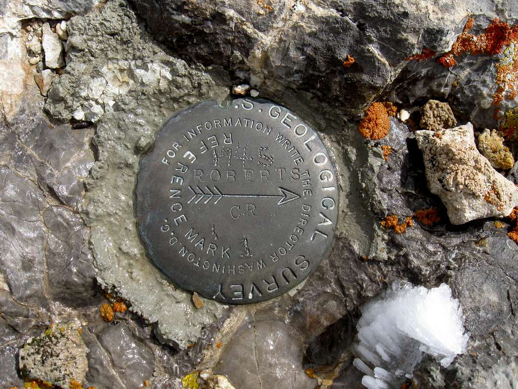 Witness marker for Roberts Creek