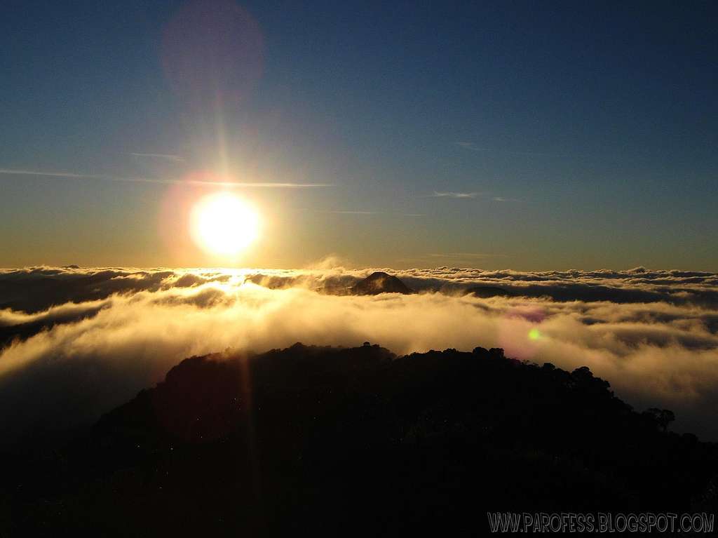 Sunrise at Monte Verde mountains...