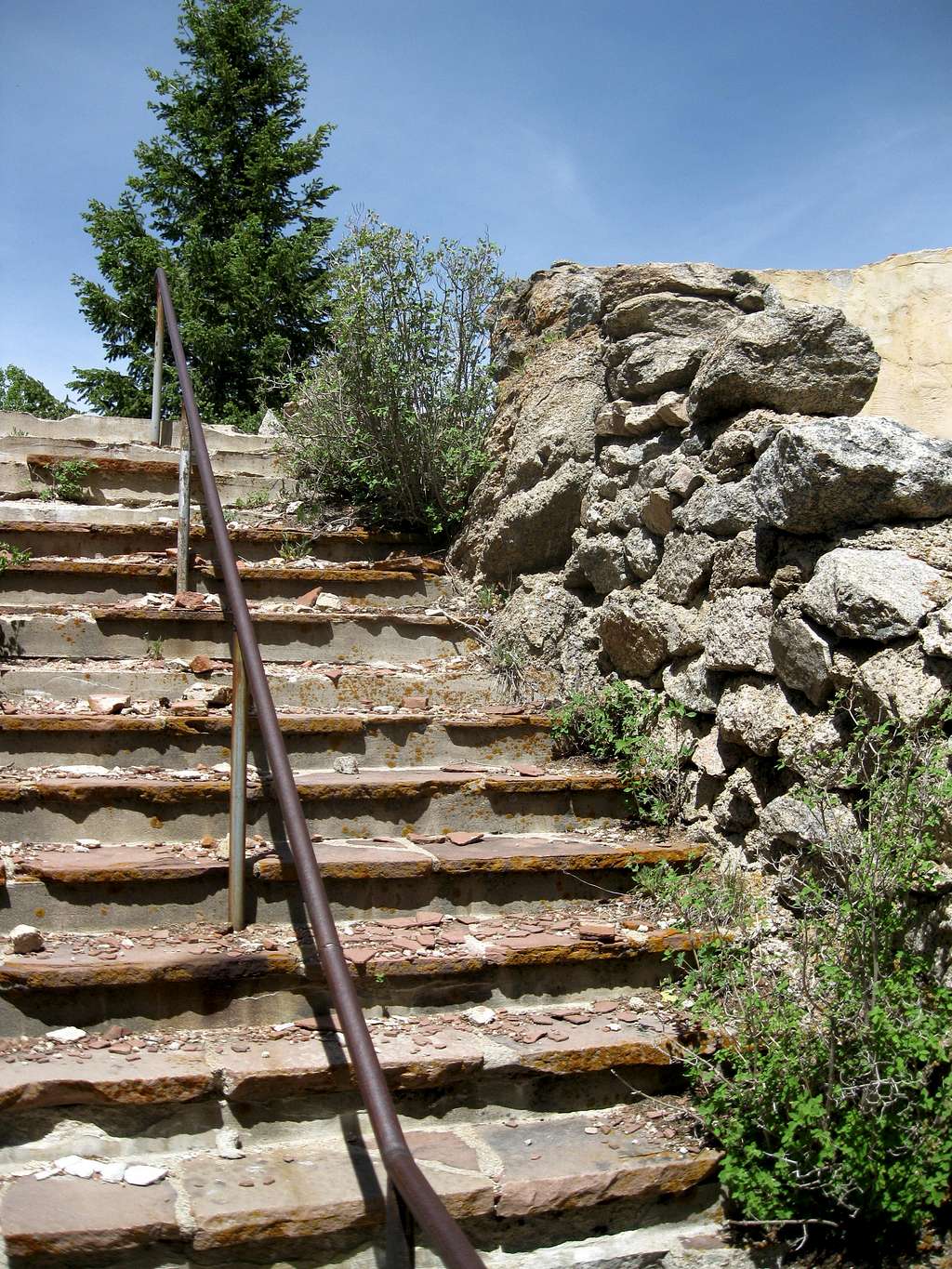 Steps to Cheyenne Lodge