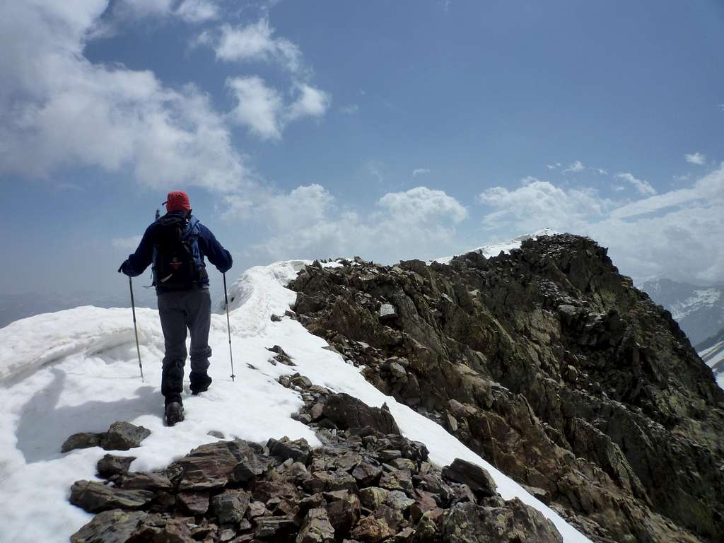 Pico de la Mina - summit ridge