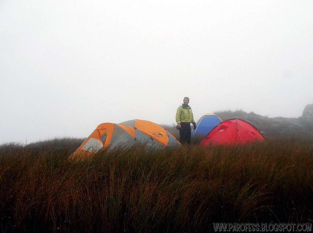 Me, summit of Araçatuba Peak: 1.680m.