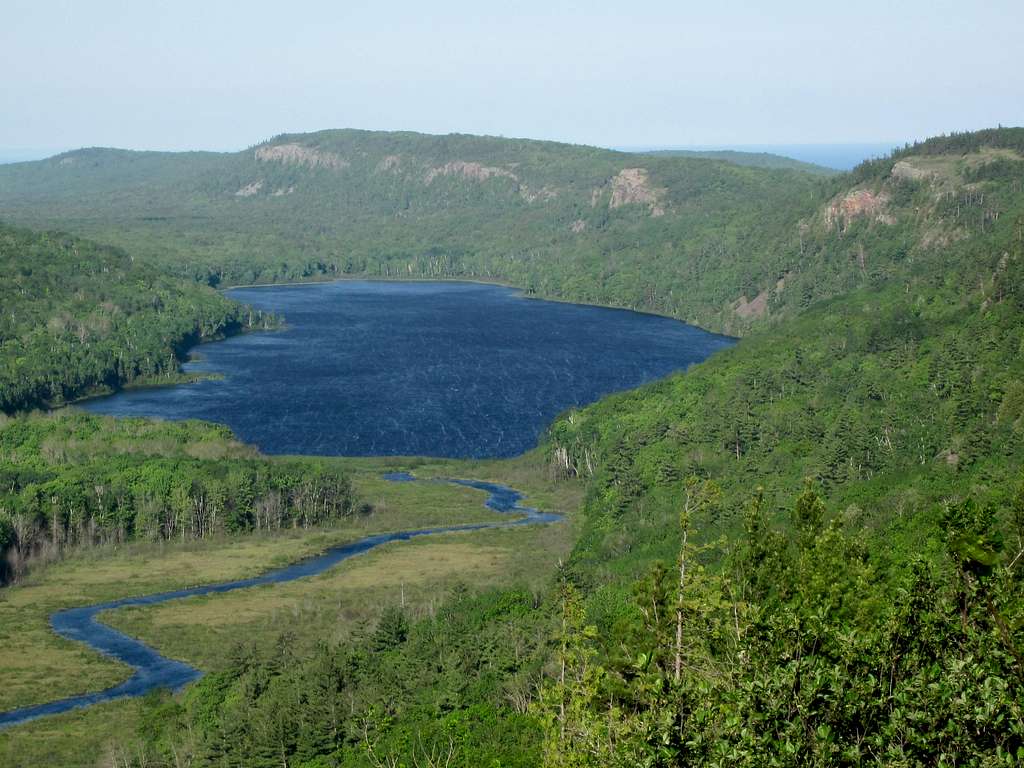 Lake of the Clouds in the Porkies