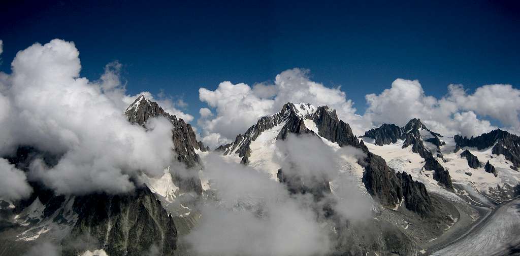 Aig. du Chardonnet - Aig. d'Argentière - Tour Noir