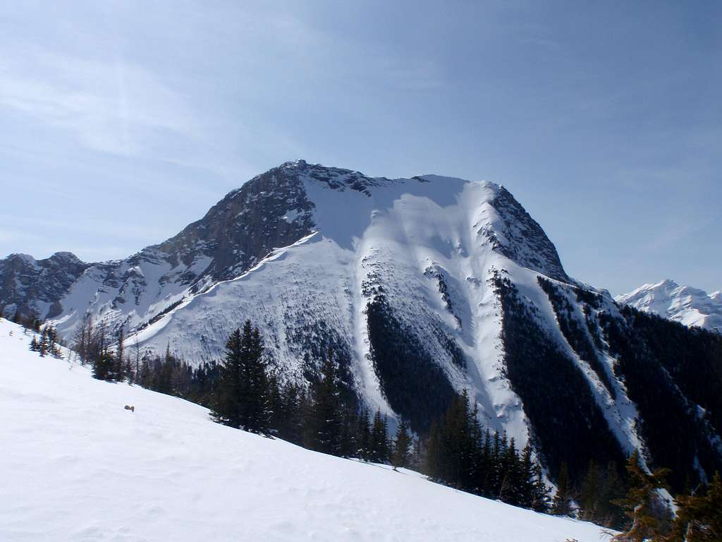 North East Face of The Wedge