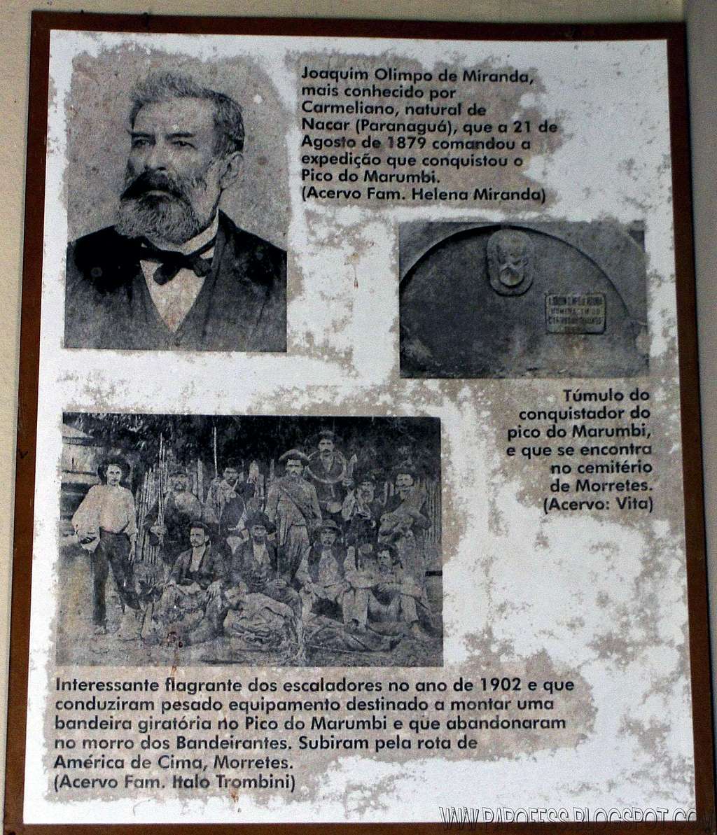 The first brazilian mountaineer