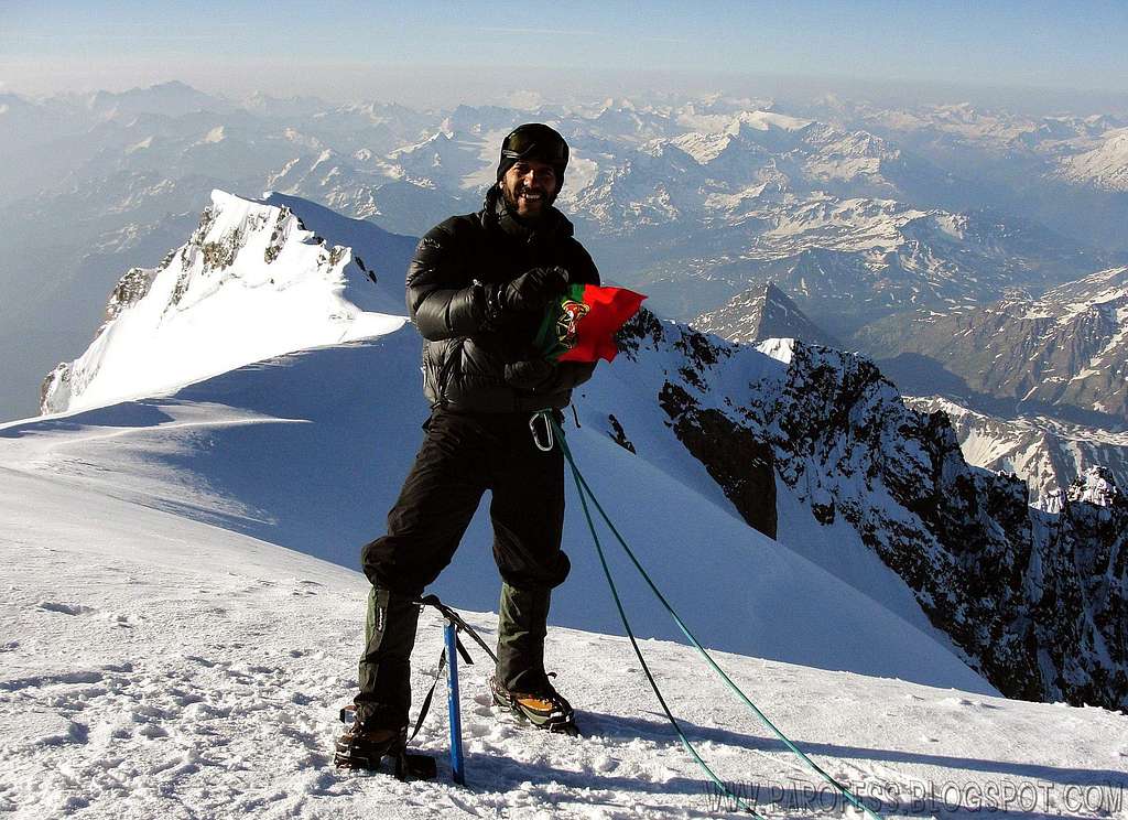 Mont Blanc summit.
