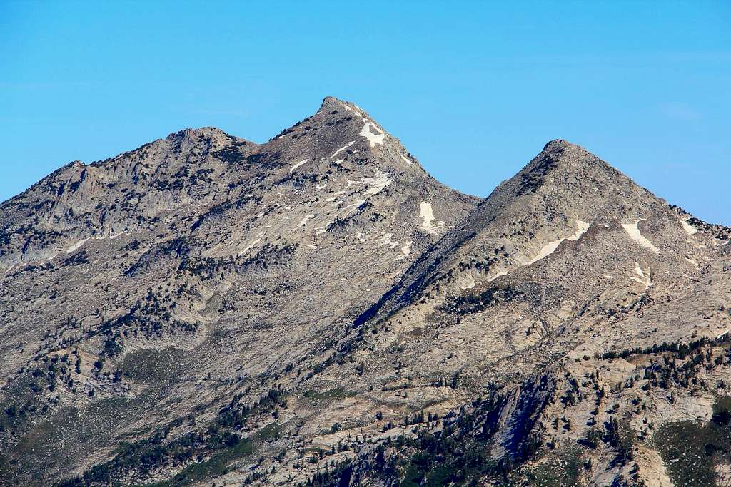 Lone and Bighorn Peaks.
