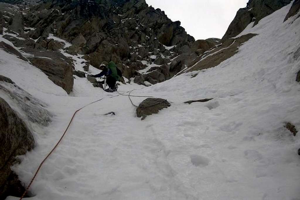 2nd pitch, North Buttress...