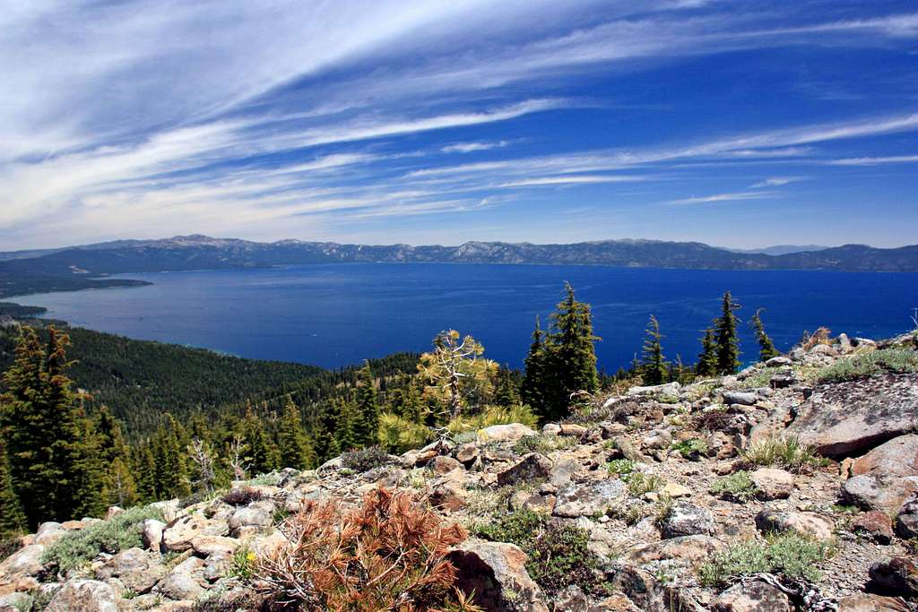 North Lake Tahoe from Ellis Peak