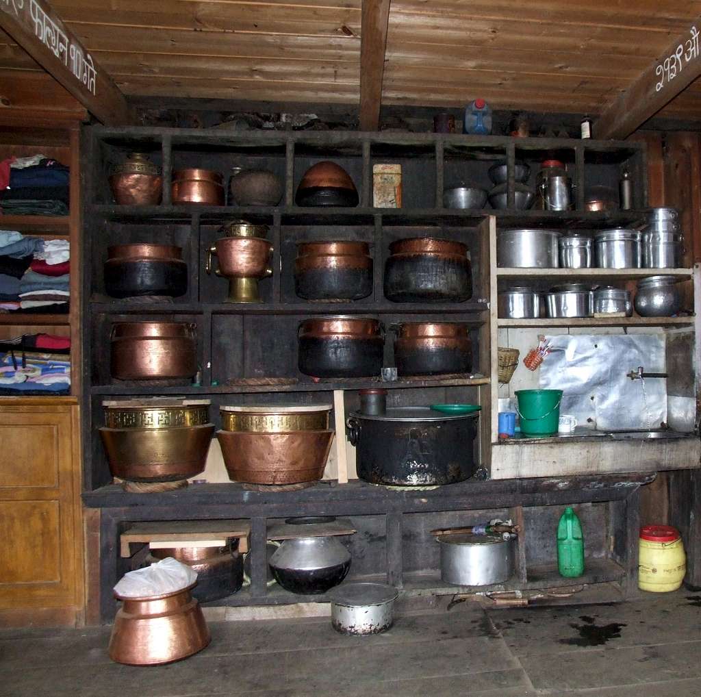 Tea house kitchen