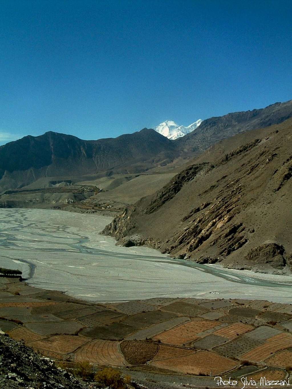 Annapurna trail - Cultivations along the river, Kali Gandaki