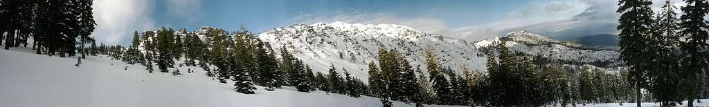 Thompson Peak spring panorama