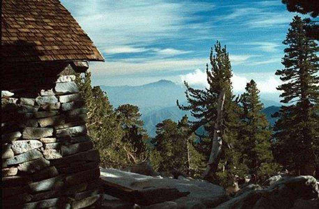 San Jacinto Hut at summit,...