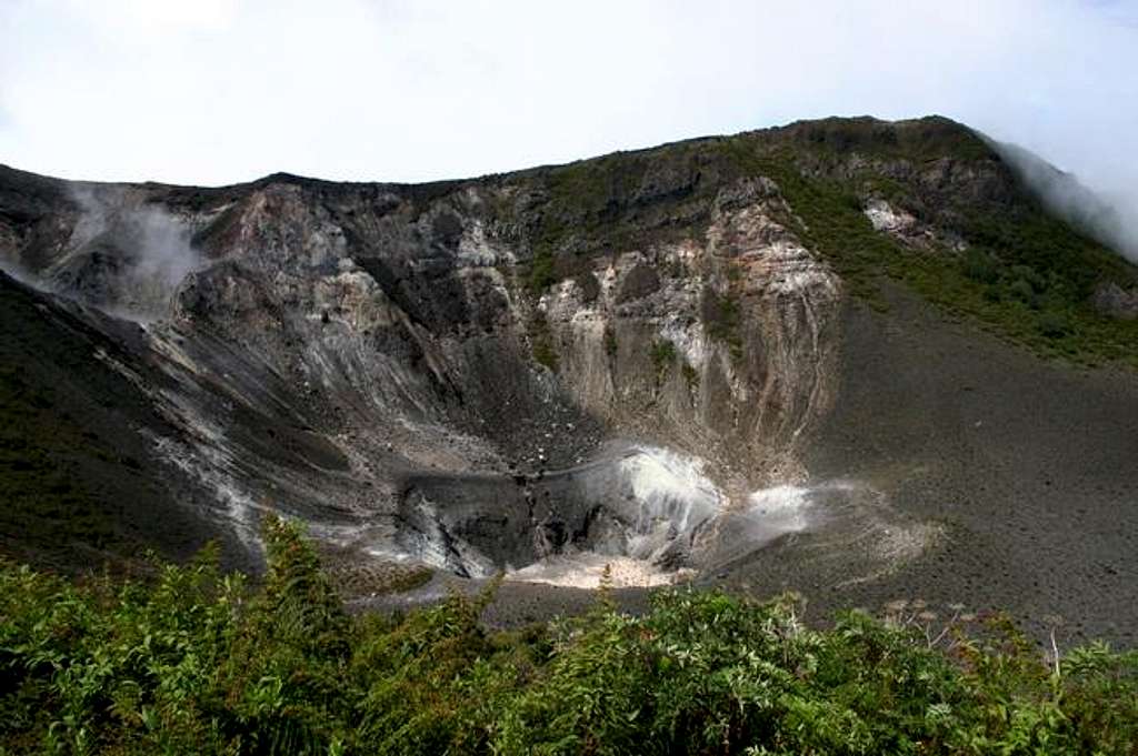 Crater of the Turrialba - volcano