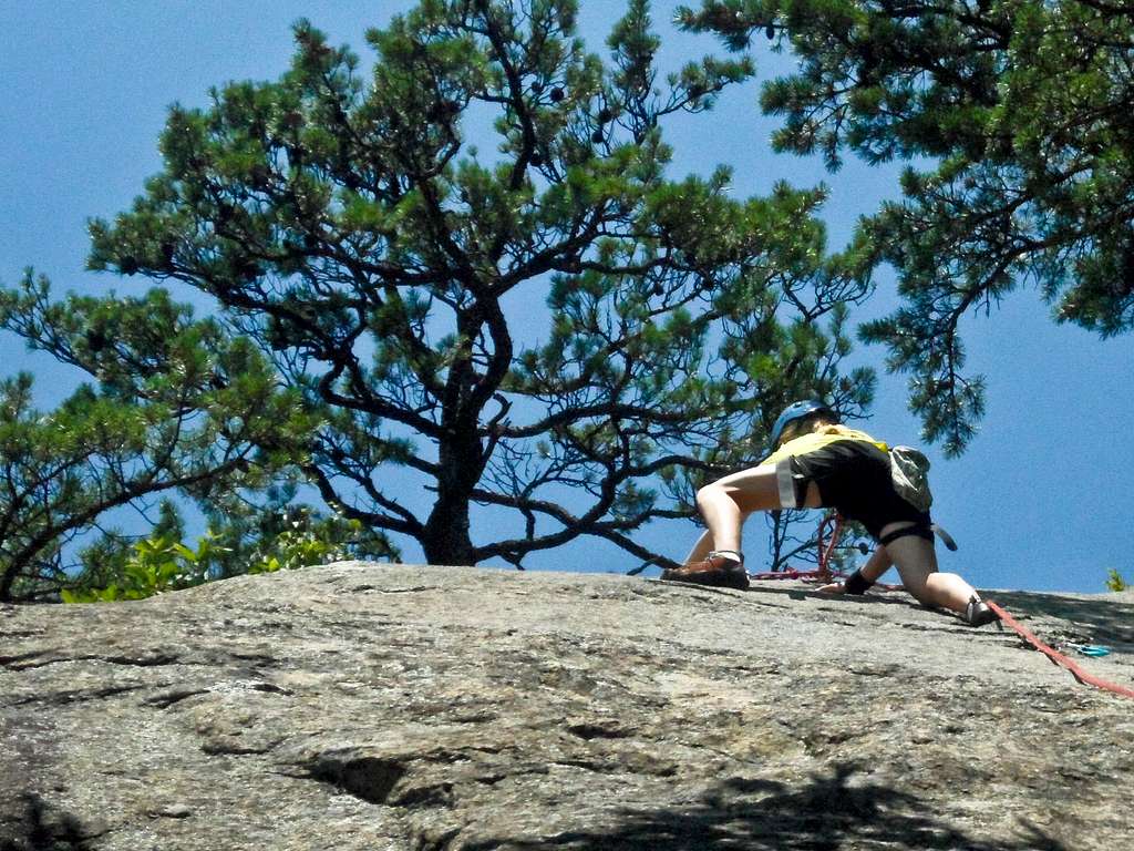 Me Slab Climbing!