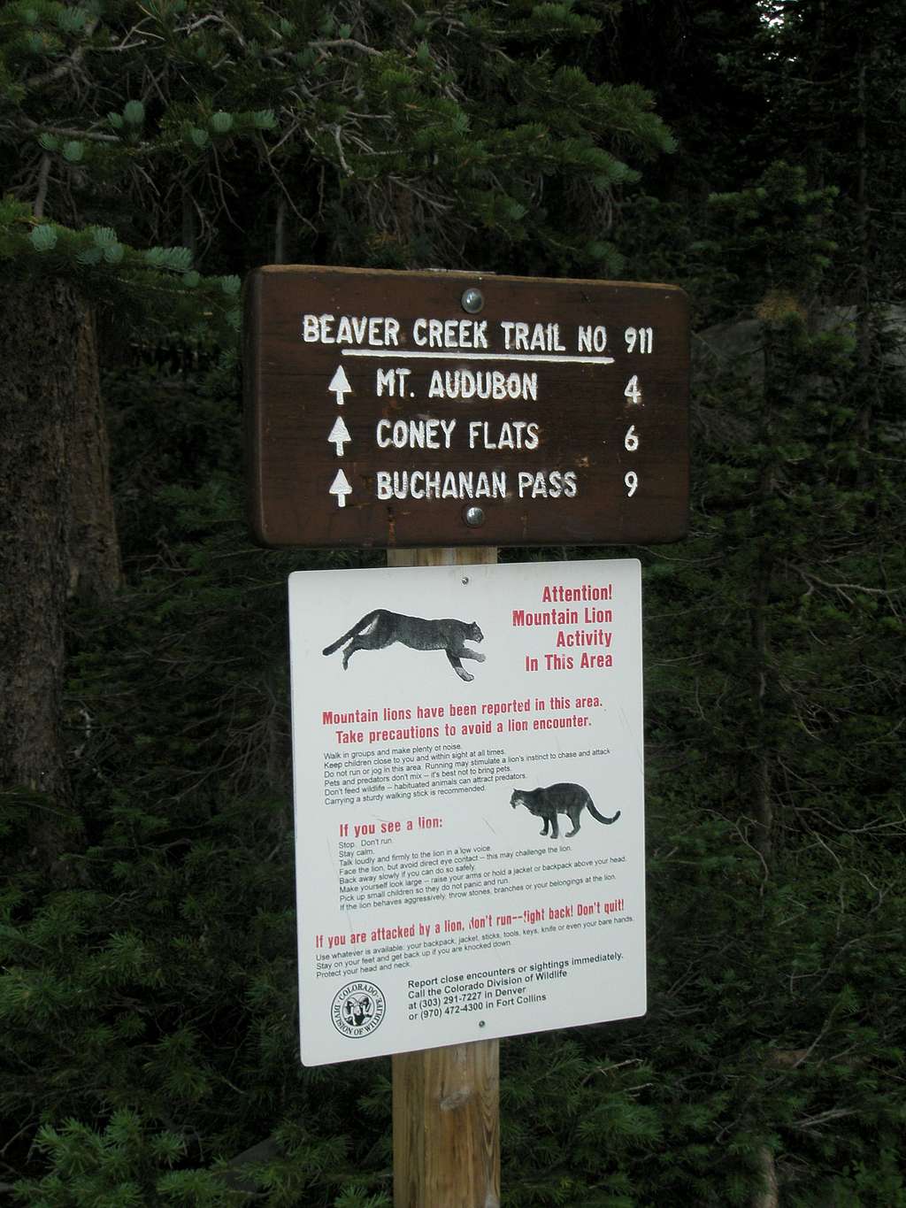 Beaver Creek Trail Sign
