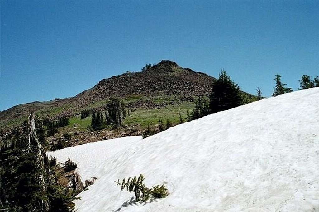 The approach to the summit of...
