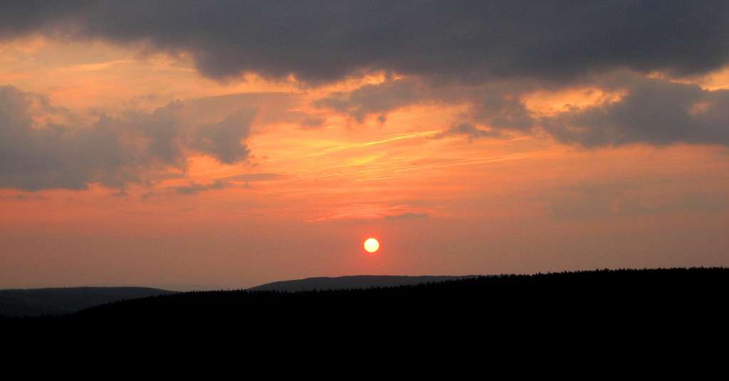 Harz at Sunset