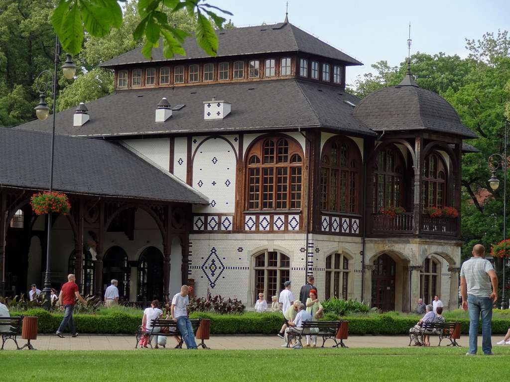 Szczawno-Zdrój, the spa building