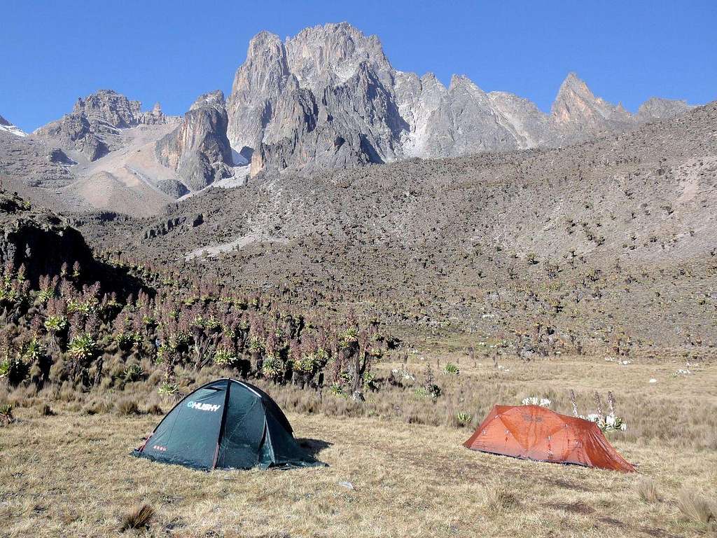 Mt. Kenya from Shiptons camp