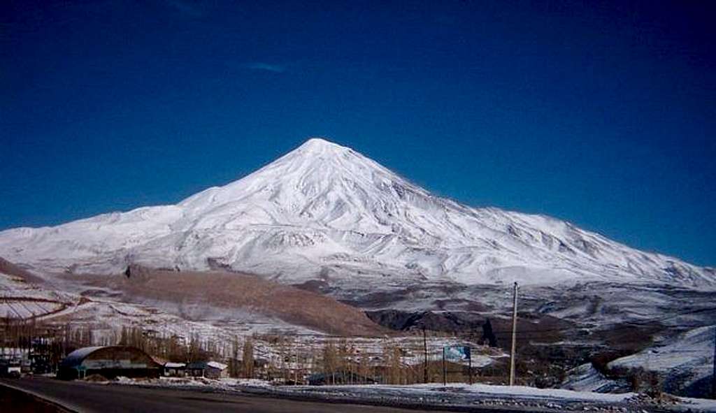 south view of Damavand mount...