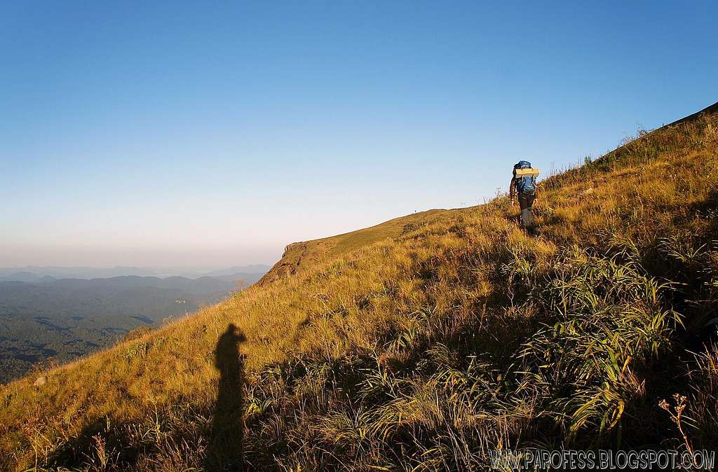 At 1.400m high, close to the place