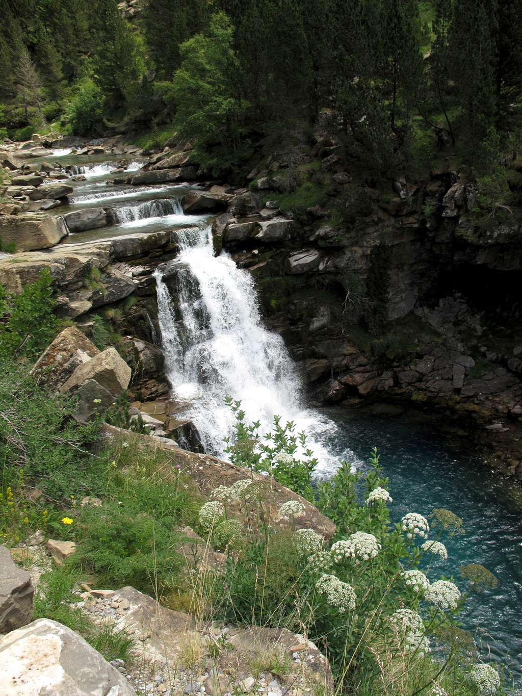 Ordesa Valley Waterfall