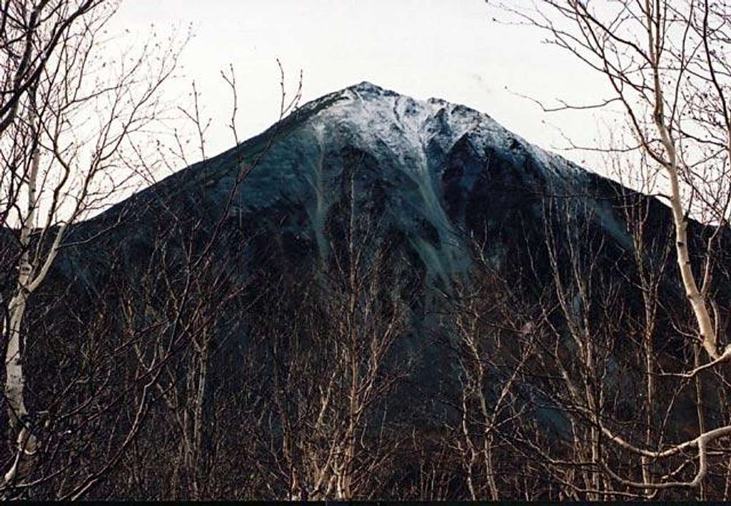 The summit of Ostraja sopka...