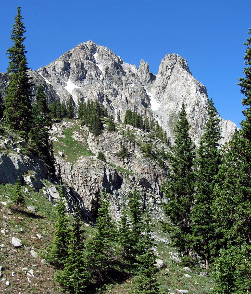 Un-named Peak west of Capitol Creek Trail
